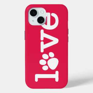 Pet love iPhone 15 case