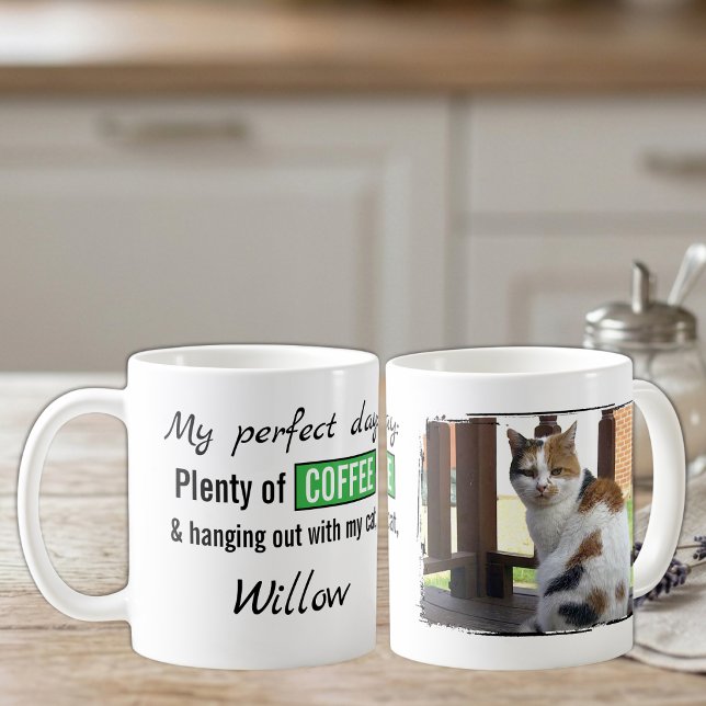 Pet love cat dog coffee green mug (Creator Uploaded)