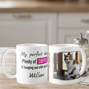 Pet love cat dog coffee pink mug