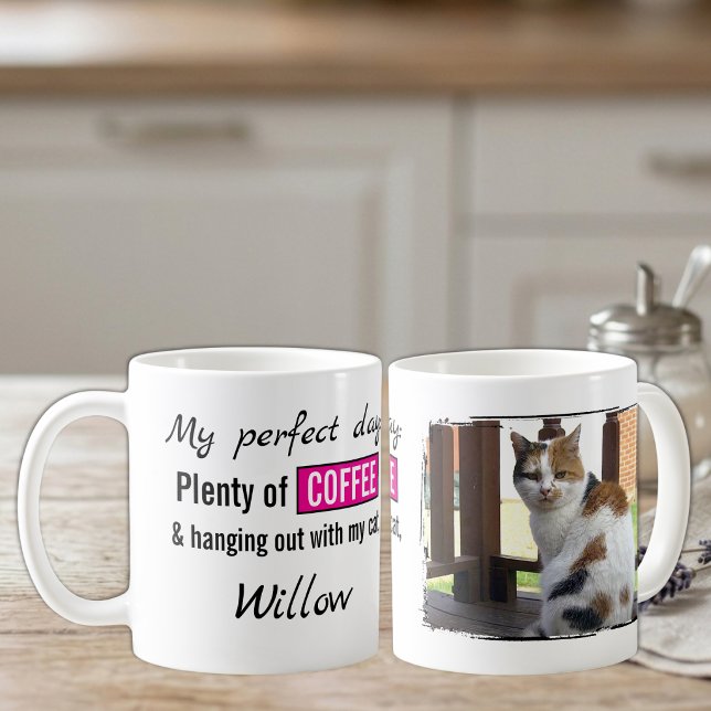 Pet love cat dog coffee pink mug (Creator Uploaded)
