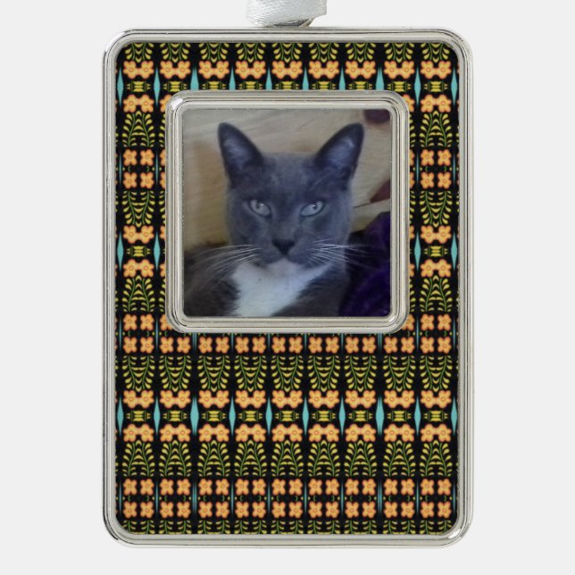 PET LOVE Framed Vertical Ornament / Nocturne (Front)