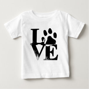 Pet Love - Paw Print Baby T-Shirt