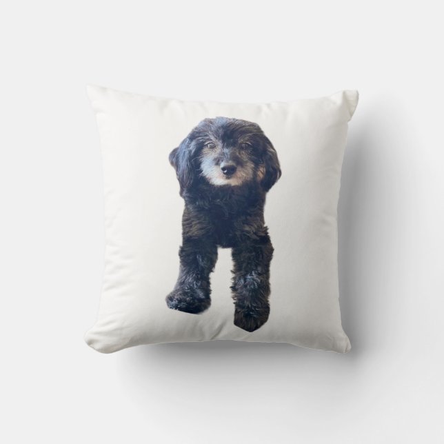 Pet Loved Beyond Words Round Pillow (Front)
