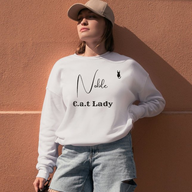 Pet Lover Ash And Black Script Customized Cat Mom Sweatshirt (Creator Uploaded)