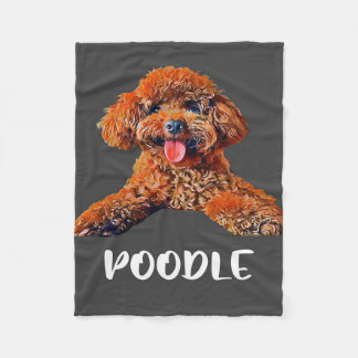 Pet lover Dog Mum | Poodle Dog Fleece Blanket