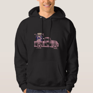 Pet Lover Gift Idea Valentine's Day Cat Jar Red Tr Hoodie