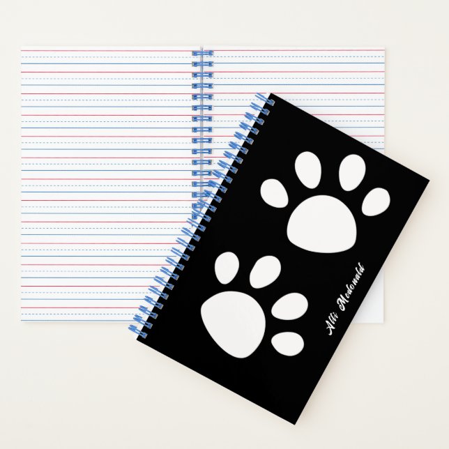 Pet Lover Journal Custom Paws Gift (Inside)