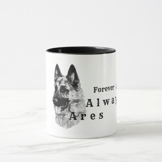 Pet Lover with Custom Name  Coffe Mug (Center)