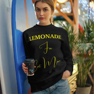 Pet Lover Yellow Script Cat Mom Customized Black Sweatshirt