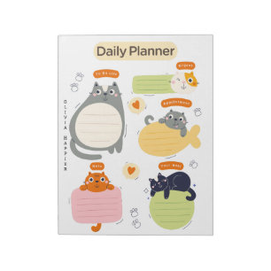 Pet Lover's Chic & Colourful Daily Planner Notepad