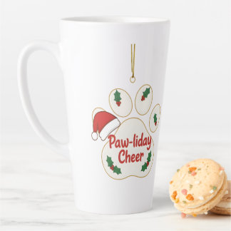Pet lovers’ favorite — a paw print  latte mug