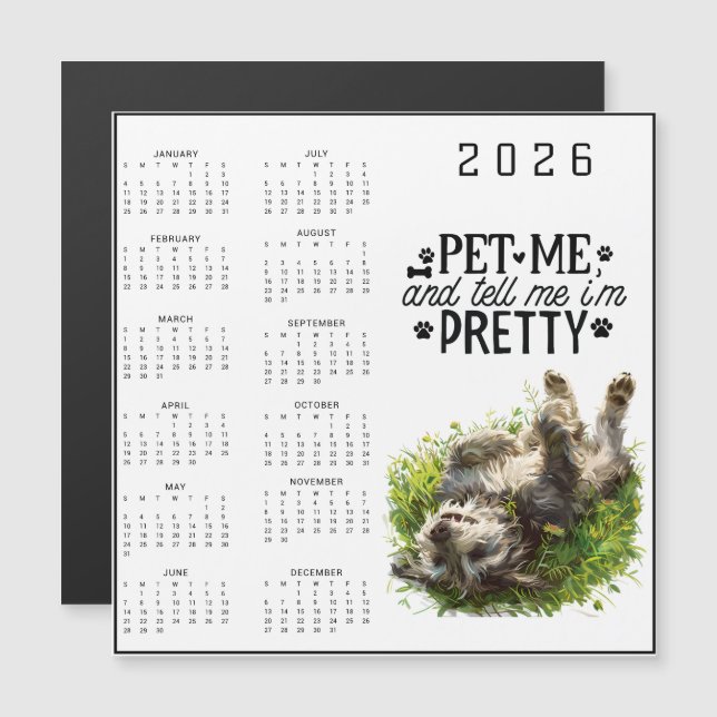 Pet Me and Tell Me I'm Pretty Dog (Front/Back)