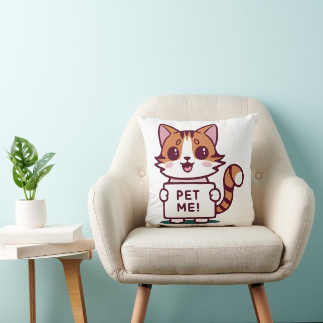 Pet Me Kitty Cushion (Chair)