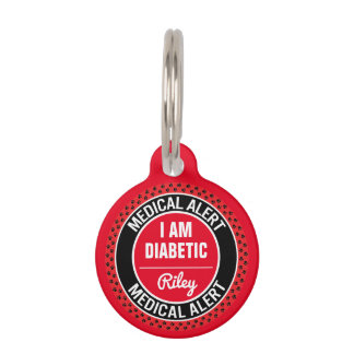 Pet Medical Alert Custom First Responder Tag