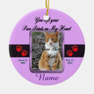 Pet Memorial Christmas Ceramic Tree Decoration