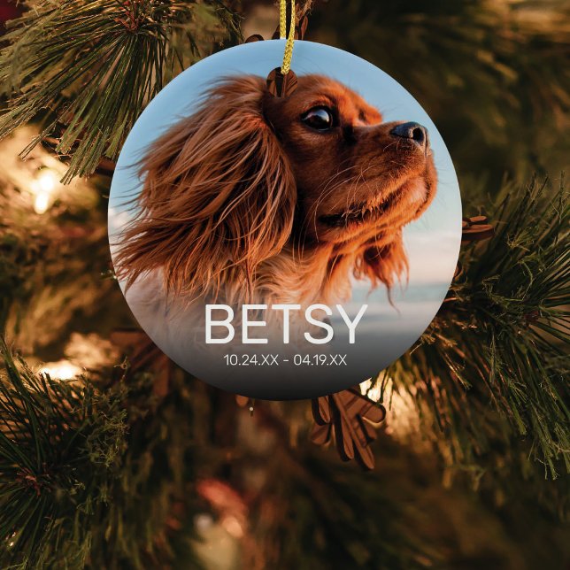 Pet Memorial | Christmas Keepsake Ceramic Tree Decoration (Creator Uploaded)