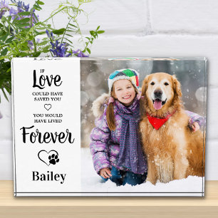 Pet Memorial Dog Lover Pet Loss Remembrance  Photo Block