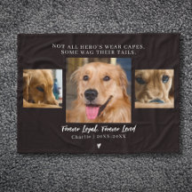 Pet Memorial Forever Loved 3 Photo Collage