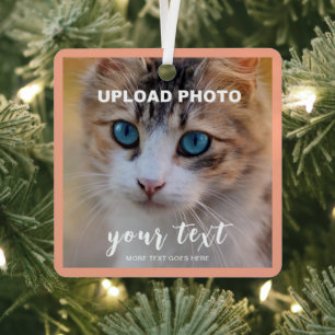 Pet Memorial Front And Back Double Sided Print Metal Tree Decoration