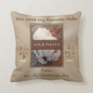 Pet Memorial Gifts, Personalised Photo Pillow