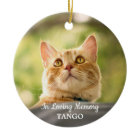 Pet Memorial In Loving Memory Simple Cat Photo