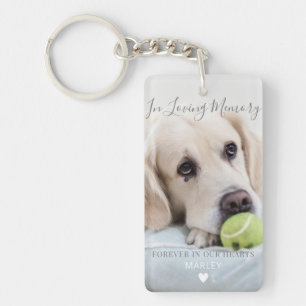 Pet Memorial Keepsake Gift Dog Photo Key Ring