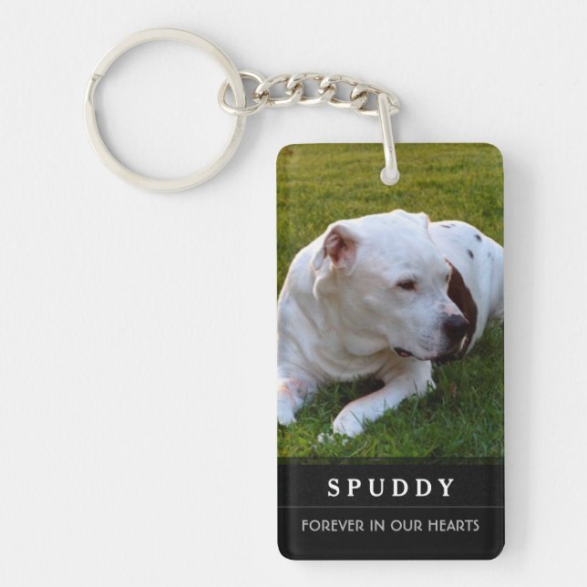 Pet Memorial KeyChain - God's Garden Poem (Front)