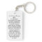 Pet Memorial Keychain - In Our Hearts Poem