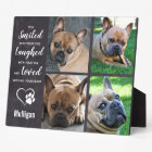 Pet Memorial Loss Quote - Rustic Photo Collage