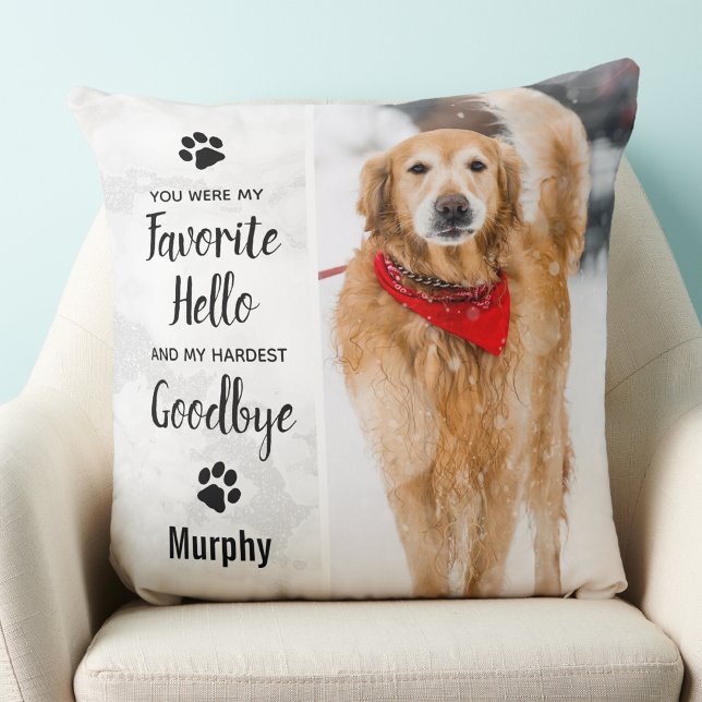 Pet Memorial Marble Pet Loss Keepsake Dog Cushion (Creator Uploaded)