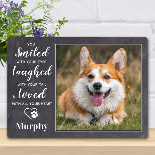 Pet Memorial Personalised Dog Remembrance Photo Plaque