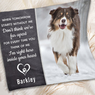 Pet Memorial Personalised Photo Fleece Blanket