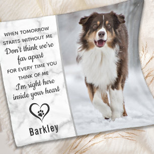 Pet Memorial Personalised Photo Fleece Blanket