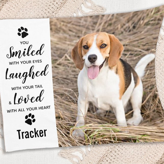 Pet Memorial Personalised Photo Fleece Blanket (Creator Uploaded)