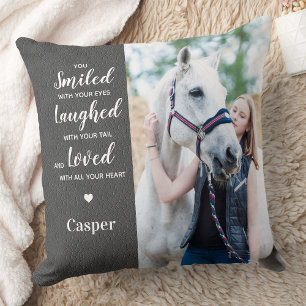 Pet Memorial Personalised Remembrance 2 Photo Cushion