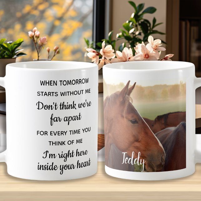 Pet Memorial Personalized Dog Remembrance Photo Coffee Mug (Creator Uploaded)