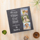 Pet Memorial Pet Loss Gift Dog Memory Photo Album