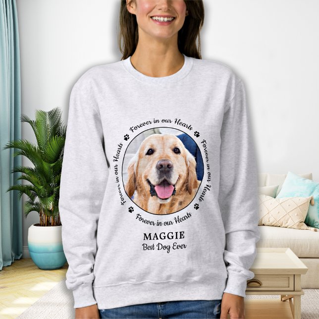 Pet Memorial Pet Loss Personalised Dog Photo T-Shi Sweatshirt (Creator Uploaded)