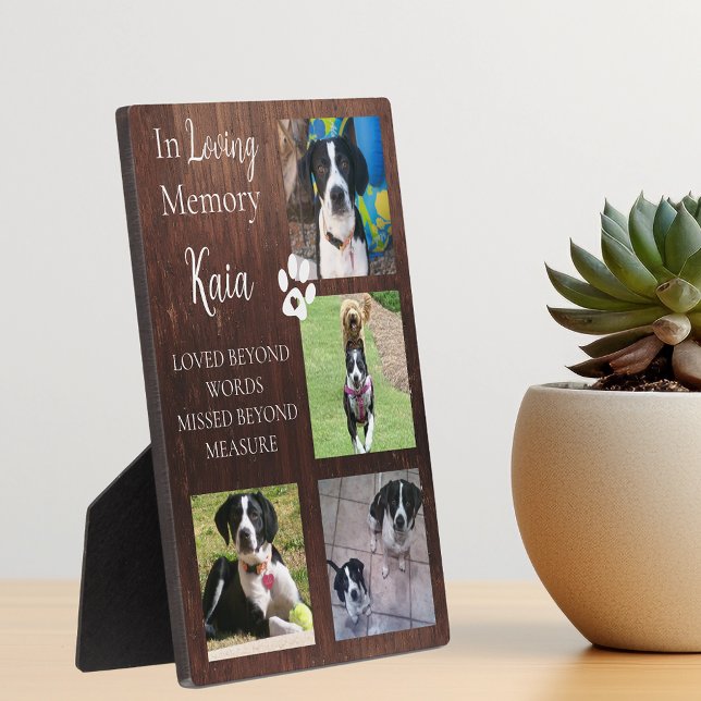 Pet Memorial Photo Keepsake Personalised   Plaque (Creator Uploaded)