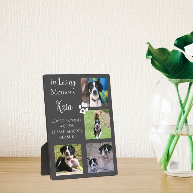 Pet Memorial Photo Keepsake Personalised    Plaque (Creator Uploaded)