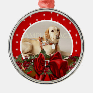 Pet memorial photo PERSONALIZE Metal Tree Decoration