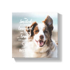 Pet Memorial Photo - Smiled Laughed Loved Sympathy