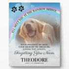 Pet Memorial Rainbow Bridge Photo