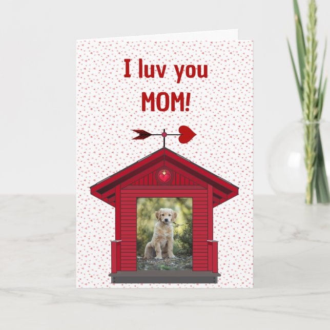 Pet Mum Card Photo Puppy Dog (Front)