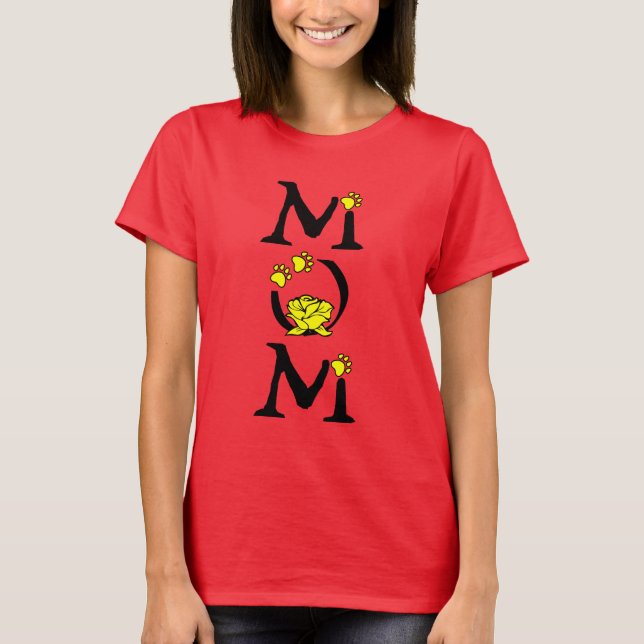 Pet Mum graphic tee (Front)