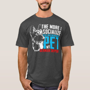 Pet my German Sheperd cute dog owners gift T-Shirt
