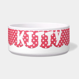 Pet Name On Polka Dots