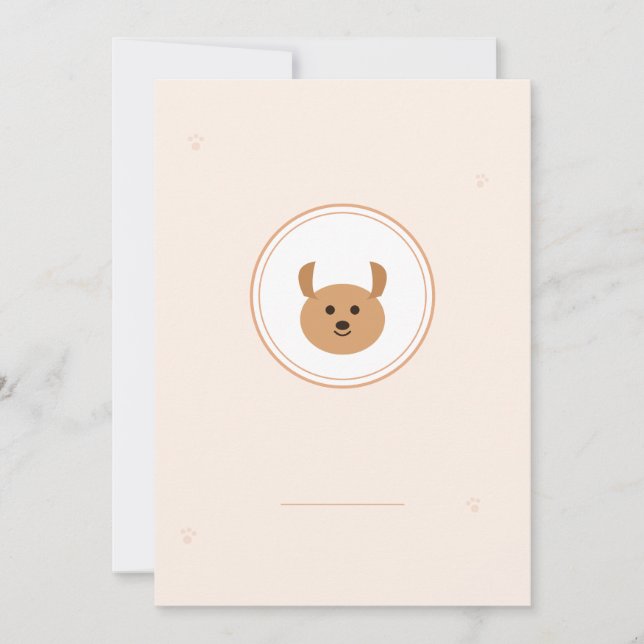 Pet of Honour Invitation (Front)