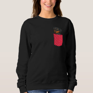 Pet Owner Dog  Animal Puppy Cute Pocket Min Pinsch Sweatshirt