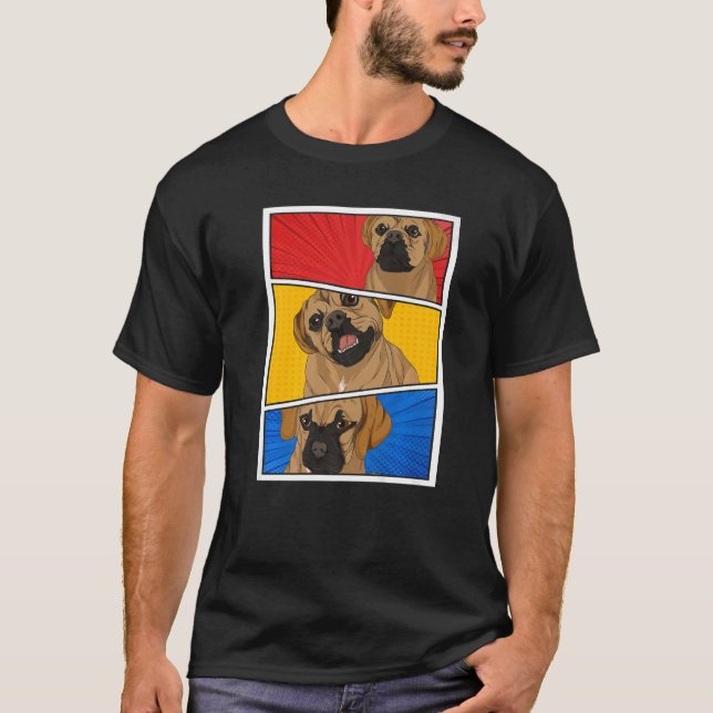 Pet Owner Dog  Cute Dog Owner Animal Pop Puggle T-Shirt (Front)